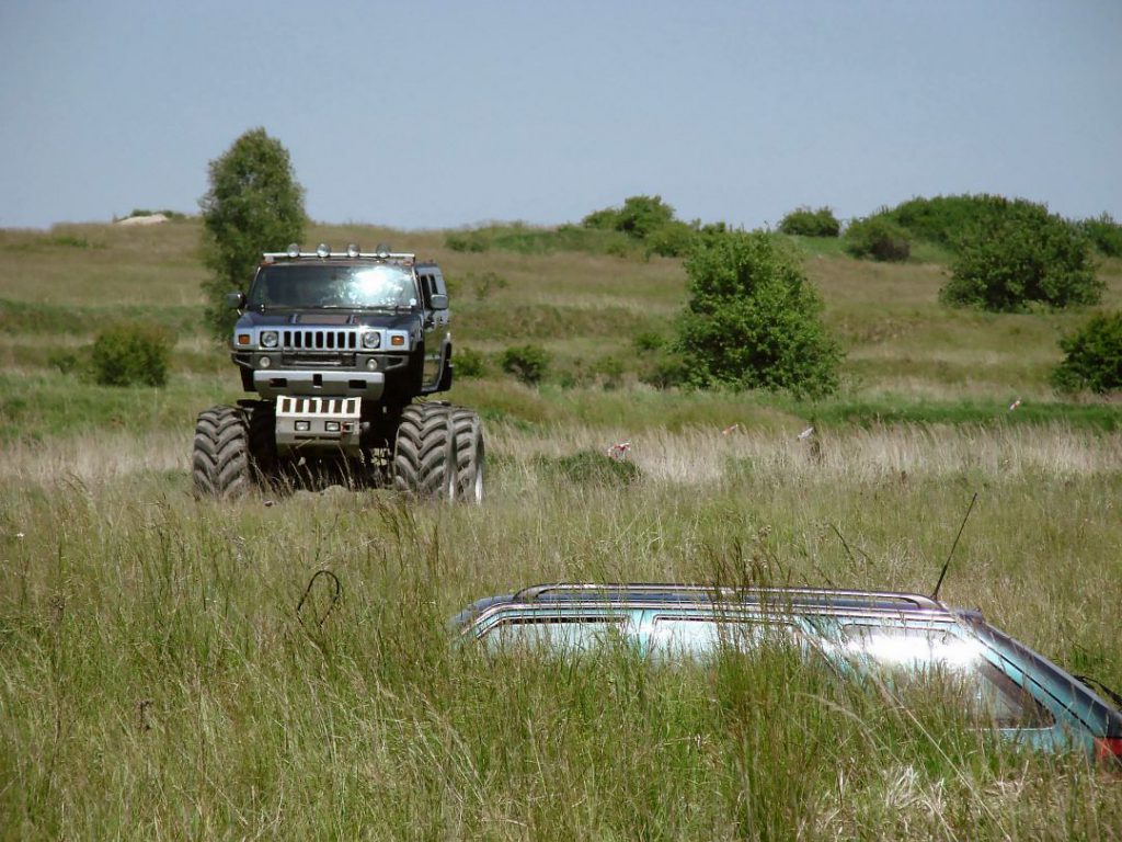 Zážitková jízda v Big Hummer