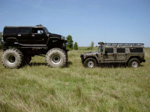 Zážitková jízda v Big Hummer